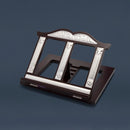 Shtender Tabletop - Wood & Silver Plated