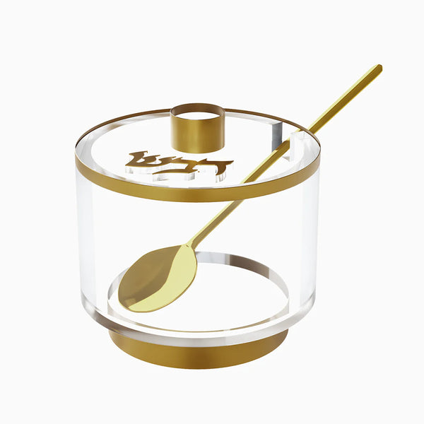Feldart Collection: Lucite Honey Dish With Base