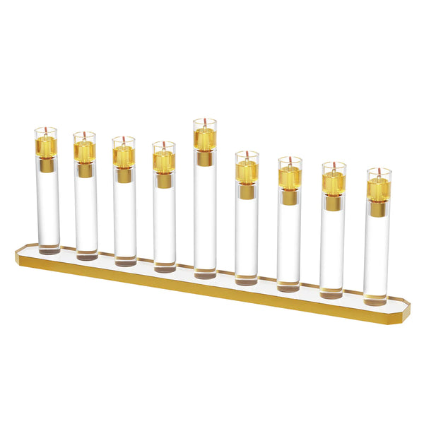 Feldart Collection: Lucite Oil Menorah - Tube