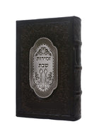 Bencher Holder: Leather Silver Plated - Brown