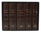 Artscroll Hebrew English Machzorim: 5 Volume Pocket Slipcased Set Kosel Design - Brown