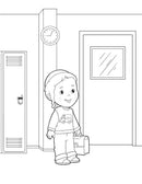 Back to School with Avi & Chavi - Coloring Book