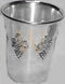 Kiddush Cup: Silver Plated Grape Design - 4 Oz