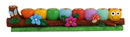 Poly Resin Caterpillar Menorah