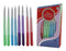 45 Pk. Deluxe Chanukah Candles Multi Color - Silver Tips